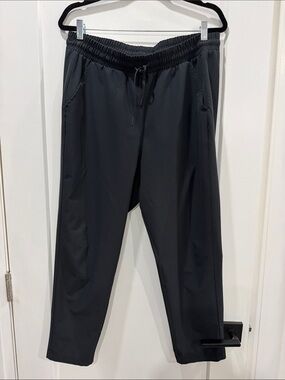 all in motion Black Elastic-Waist Joggers size large